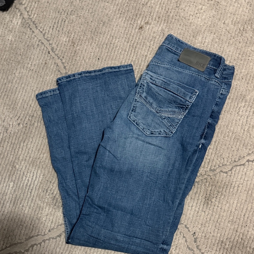 Buckle Men's Dark Blue Bootcut Jeans